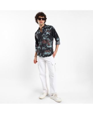 Men's Contrast Dab Shirt