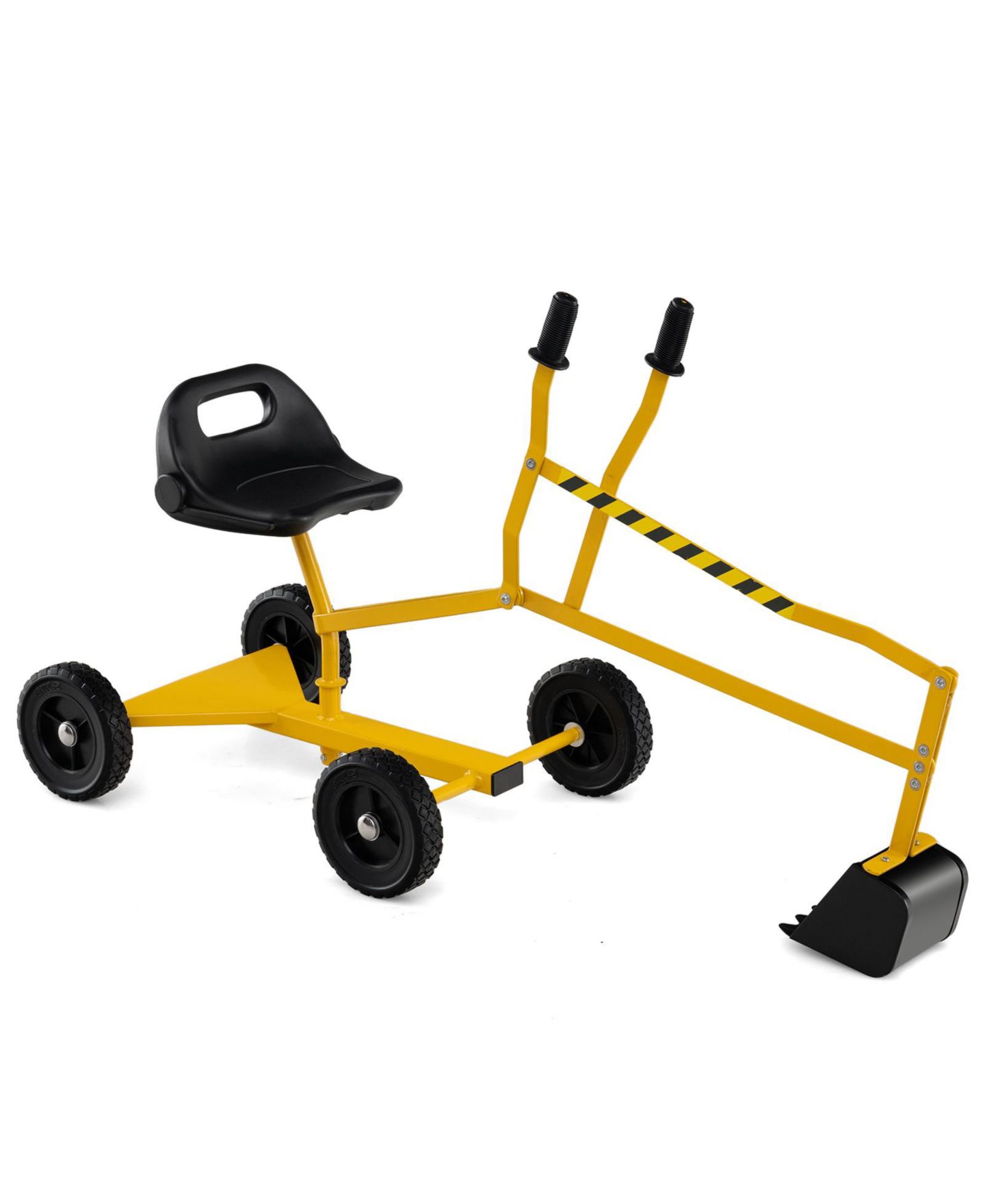 Детская игрушка HONGGE Sandbox Sand Digger Ride-On Excavator with Dual-Hand Controls, 110 lbs Capacity, Ages 3+, цвет: Чёрный — фото 1