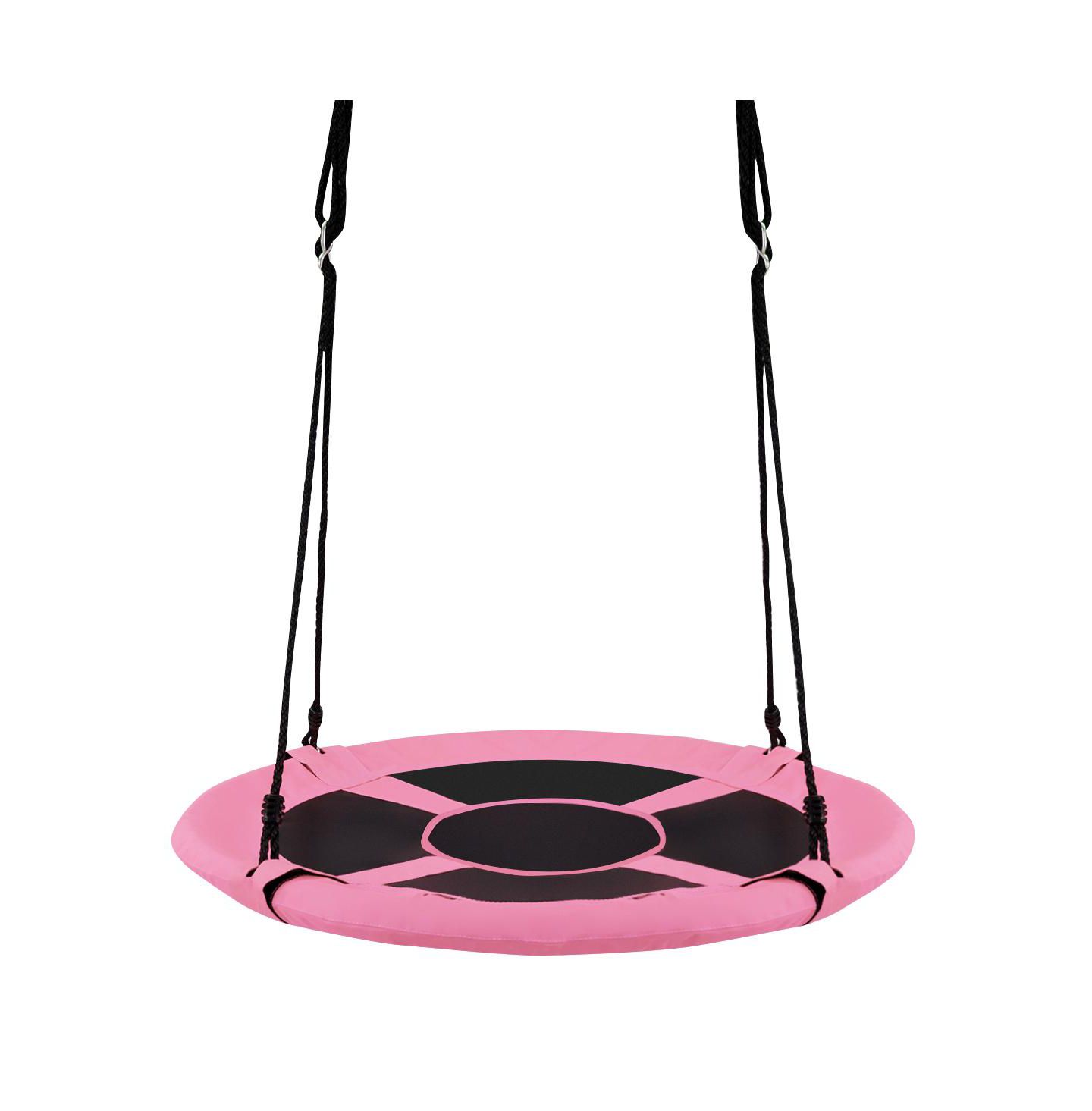 Детские игрушки SKONYON 2-in-1 Hanging Chair and Play Tent, 2-Piece Set, Ages 3-10, цвет: Розовый — фото 6