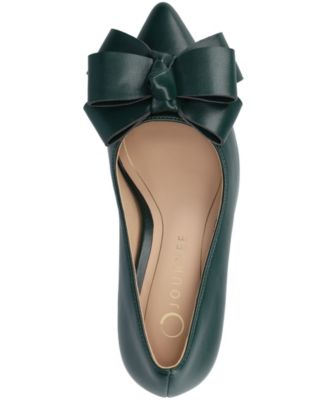 Women's Crystol Pointed Toe Bow Stiletto Pumps