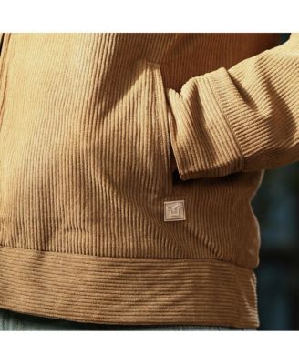 Men's Coffee Brown Corduroy Rider Jacket