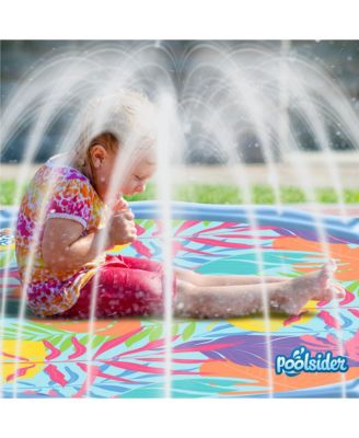 Large Splash Pad for Kids and Dogs | Water Sprinkler | 68" Splash Pads for Toddlers 1-3 & Play Mat