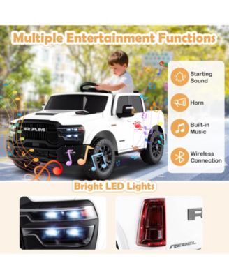 24V 2 Seater Ride on Truck w/Remote Control 3 Speeds Bluetooth LED Headlight