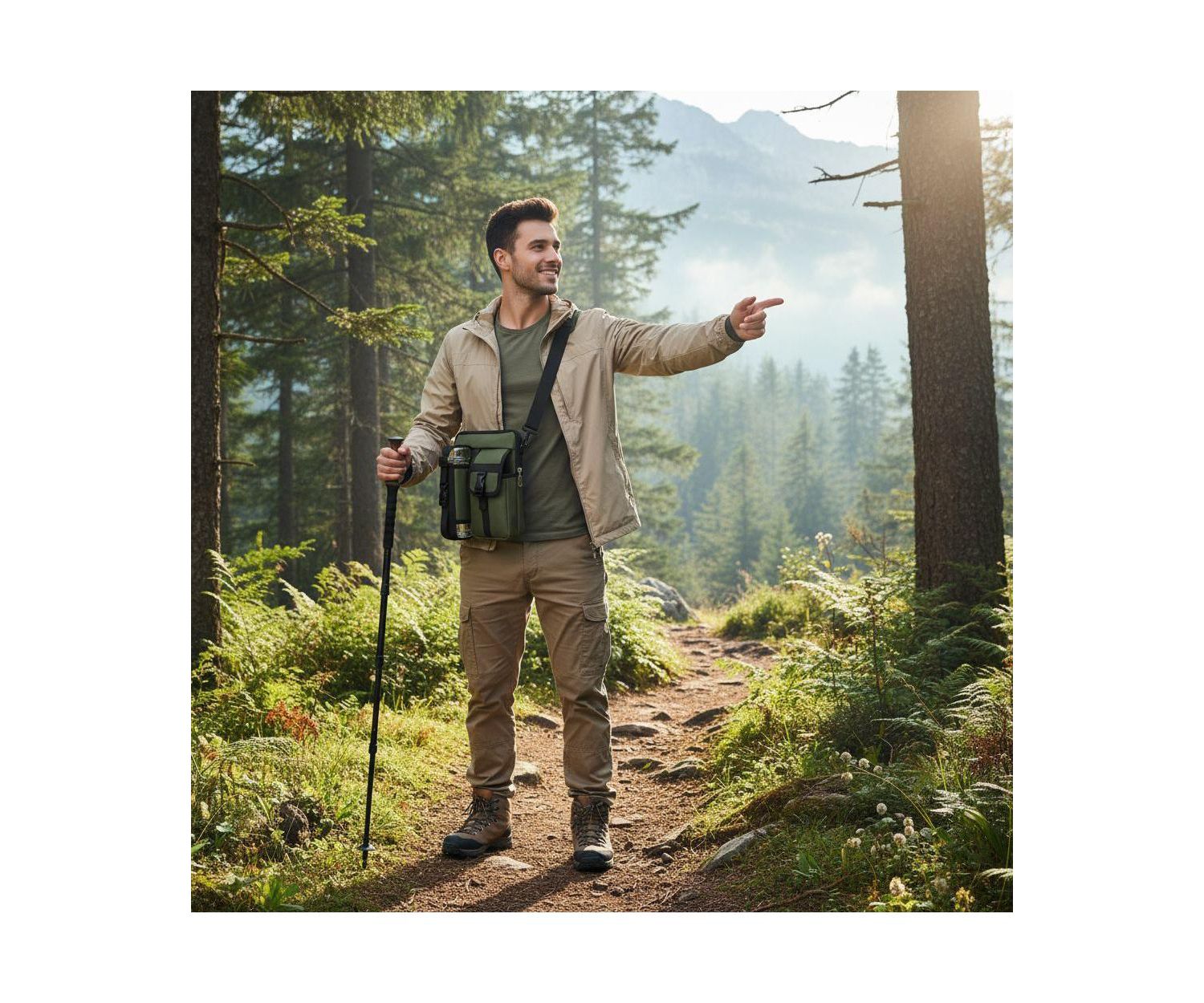 HikerPro Waterproof Sling Satchel