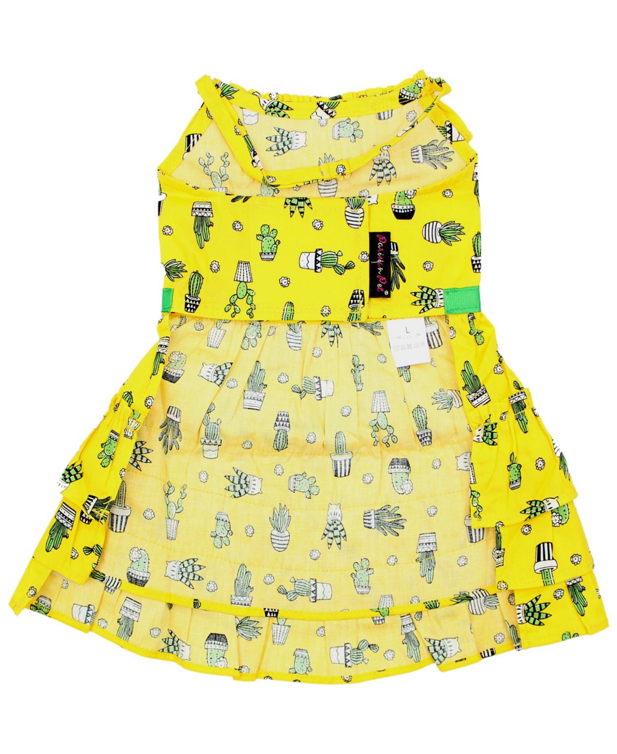 Parisian Pet Cactus Tiered Dress