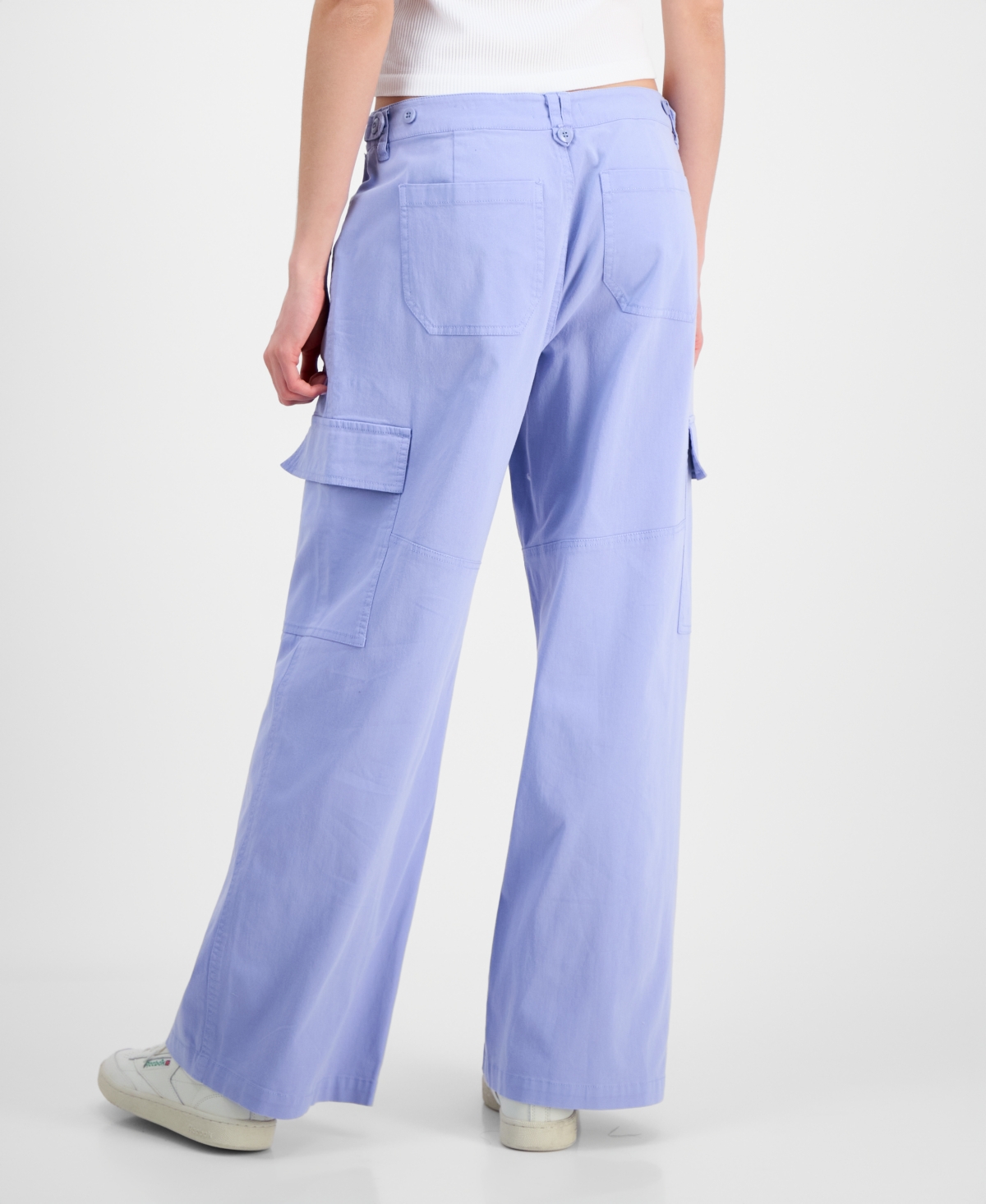 Ultra Flirt Juniors' Wide-Leg Cargo Pants