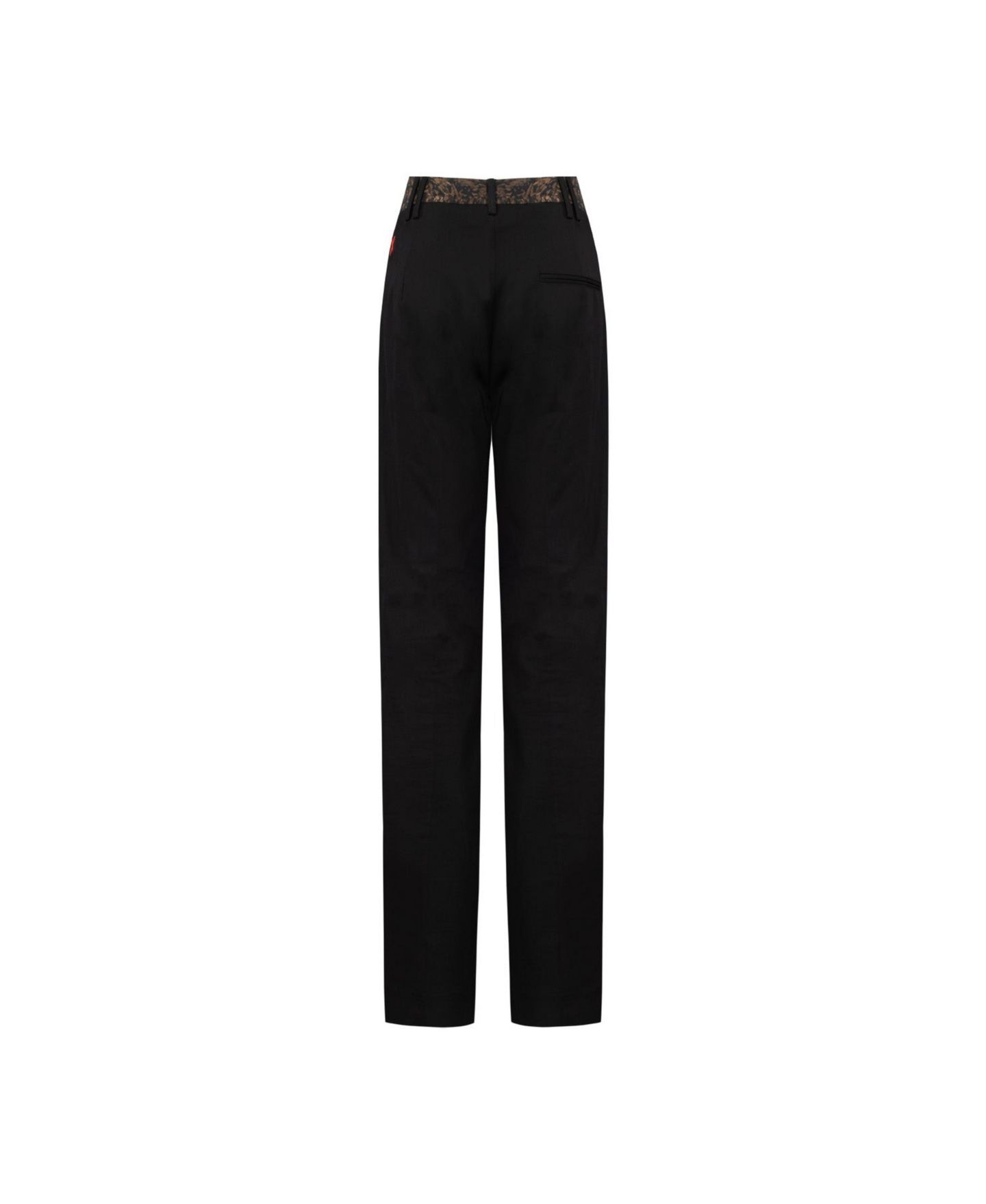 Женские брюки PCFG Cotton-Blend Kangaroo-Waistband, цвет: Чёрный — фото 4