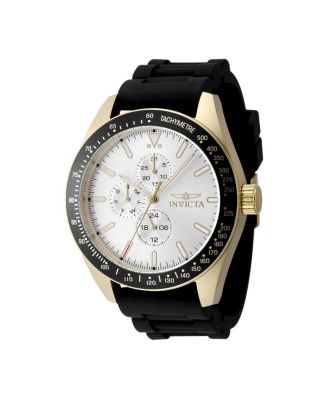 Men's 48857 Aviator Quartz VH67 Silver Dial Watch