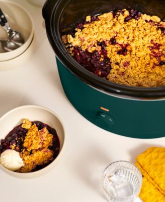 6-Quart Electric Slow Cooker, Forest Green