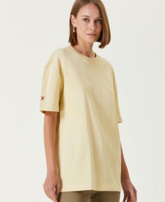 Women's Cotton Destroyed Logo T-Shirt