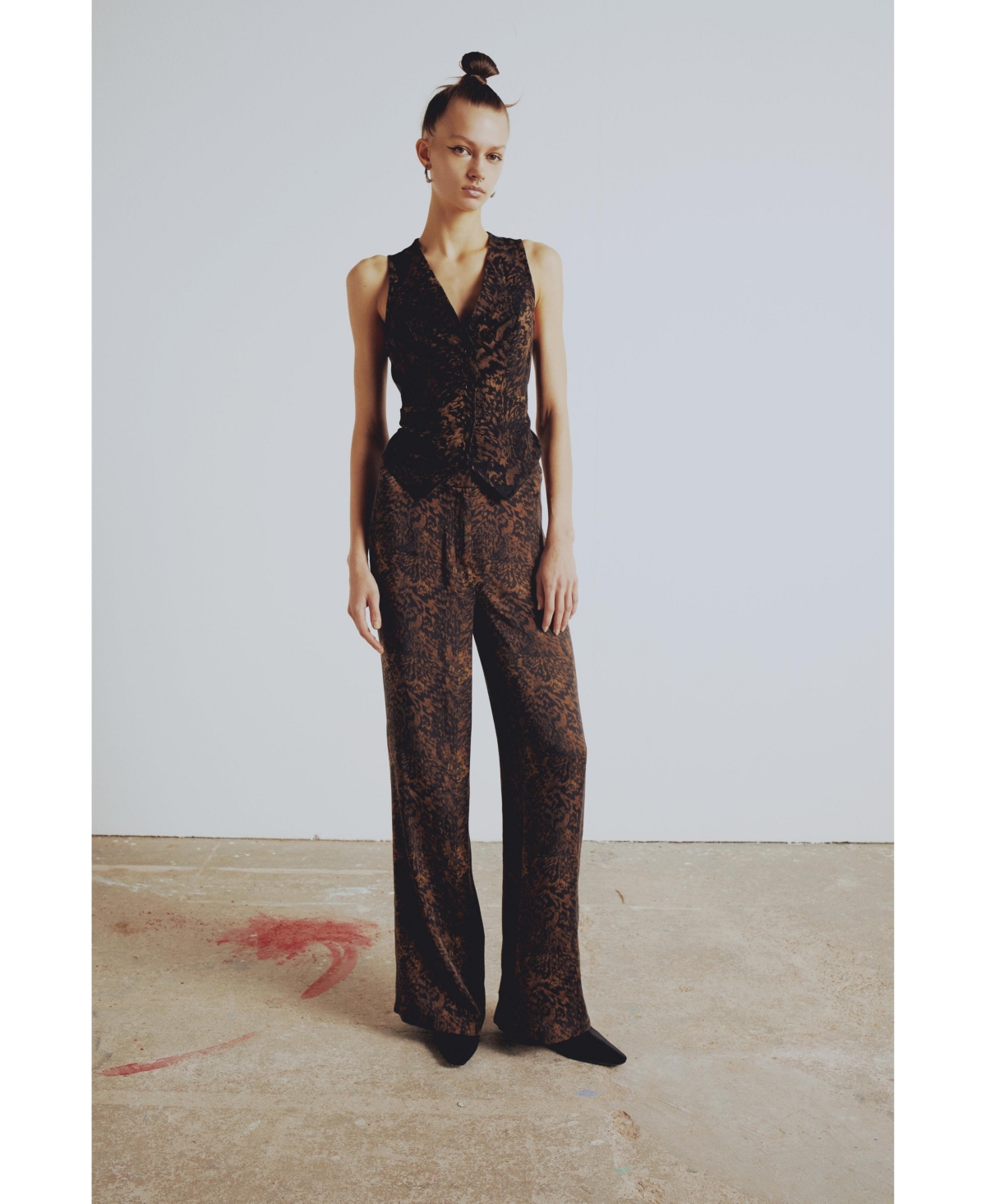 Pcfg Women's Leopard Kangaroo Vest