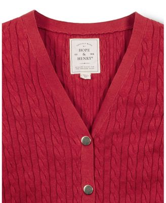 Women's Organic Puff Sleeve Button Front Sweater