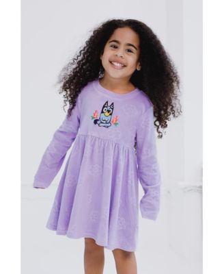 Toddler Girls Velour Skater Dress