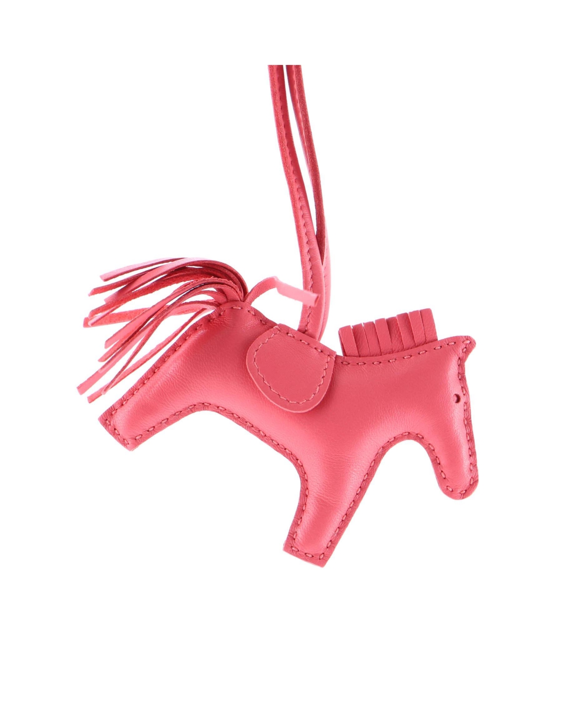 Pre-Owned Hermes Pm Mono-Tone GriGri Rodeo Bag Charm Leather