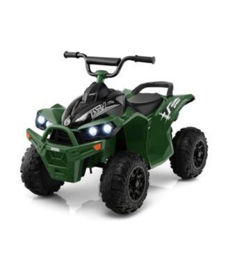 12V Kids Ride On ATV with High/Low Speed and Comfortable Seat-Army Green