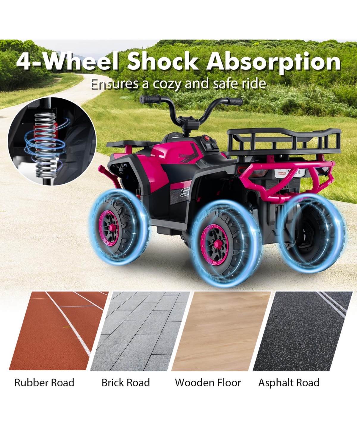 Givimo 12V Kids Ride on Electric Formula Racing Car with Remote Control