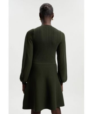 Women's Chiffon Sleeve Mini Dress