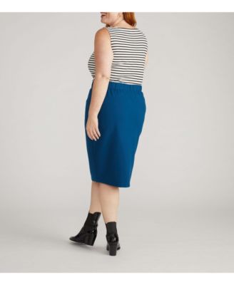 Plus Size Danube Ponte Skirt