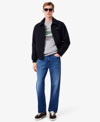 Men's Crocodile Print Crewneck Sweatshirt