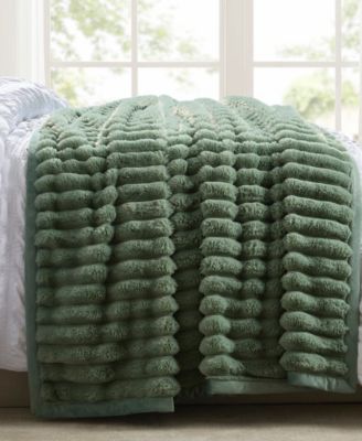 Ultra Plush Raschel Mink Blanket, Twin/Full