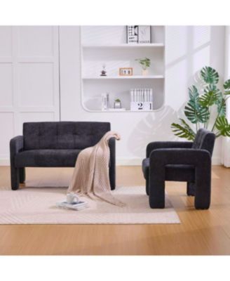 Nordic Modern Double Armchair Sofa for Living Room & Bedroom