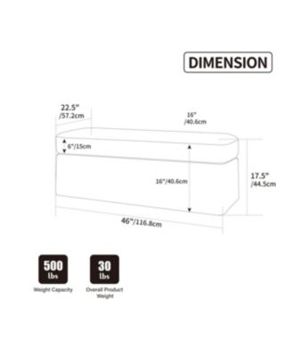 Streamdale Beige Chenille Ottoman with Black Metal Legs