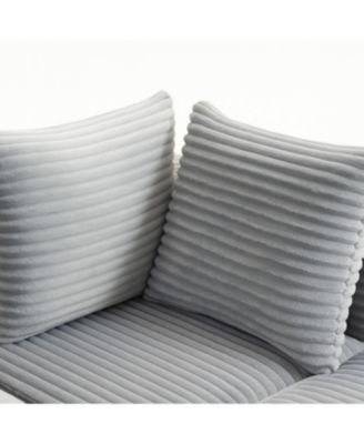 Streamdale Compressed Sofa:Magic Cube Sofa-YKX-33001-Grey