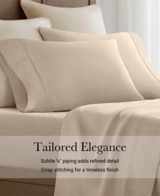 Sateen 400-Thread Count Cotton 2-Pc. Pillowcase Set, Standard