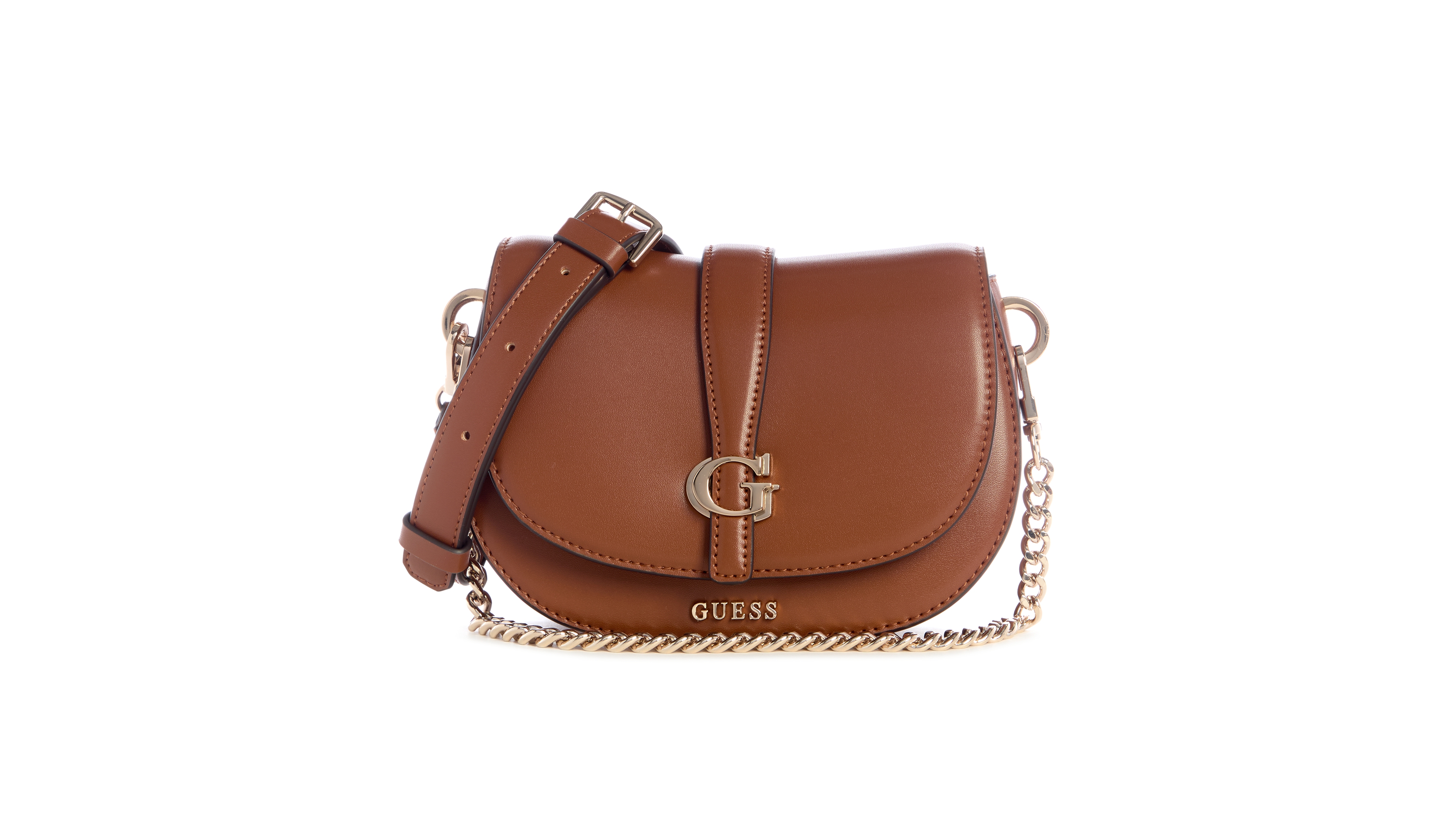Guess Carrie Mini Flap Magnetic Closure Crossbody Bag