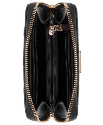 Melinda Logo Zipper Closure Wallet