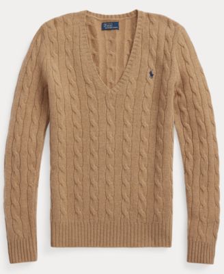 Women's Cable-Knit Slim-Fit Sweater