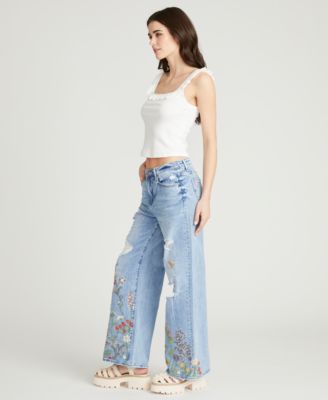 Women's Marlena Floral Field Embroidered Jeans