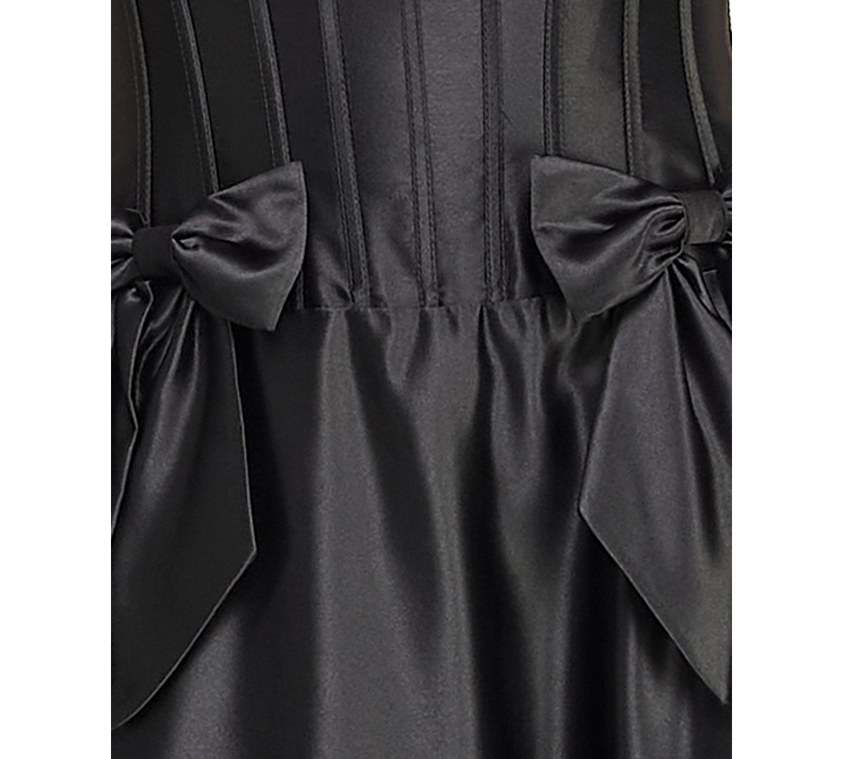 B Darlin Juniors' Bow Detail Strapless Gown