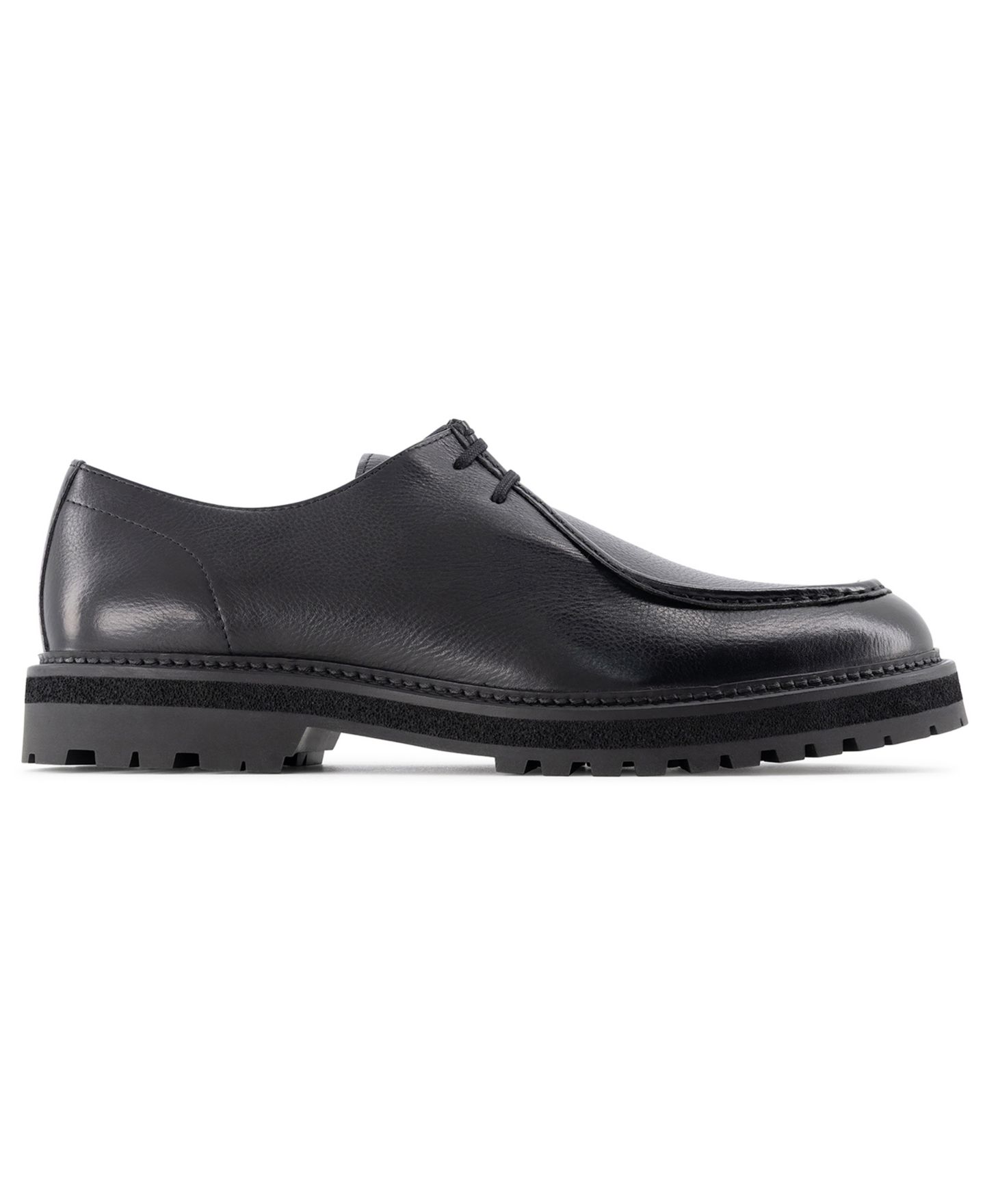Обувь Anthony Veer Men's Harlan Moc Derby Lace-Up Shoe, цвет: Чёрный — фото 2