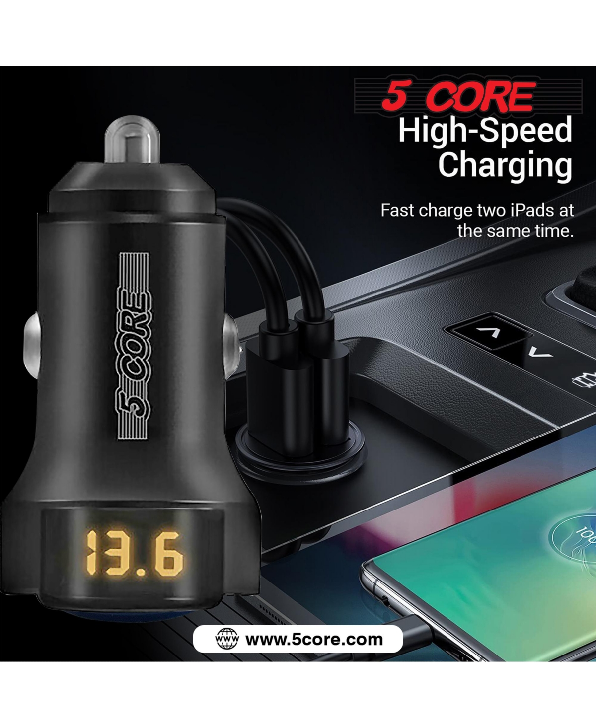 5 Core Guitar Capo Pair Quick Change Acoustic Electric String Clip Banjo Mandolin Or Ukulele Red