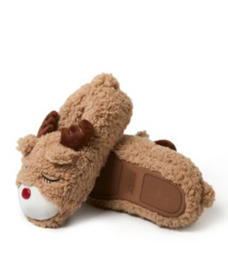 Men's Unisex Adult Animal Closed Back House Slipper - Santa