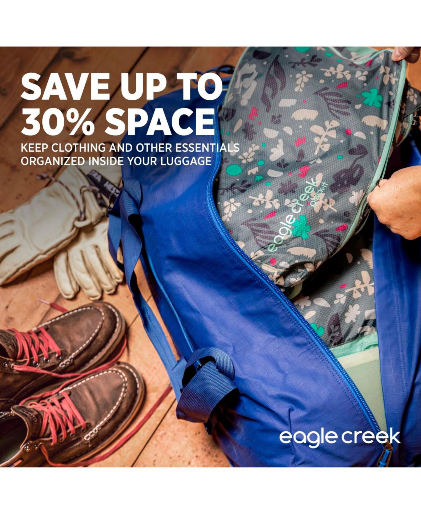 Eagle Creek Pack-It Isolate Cube, цвет: Синий — фото 4