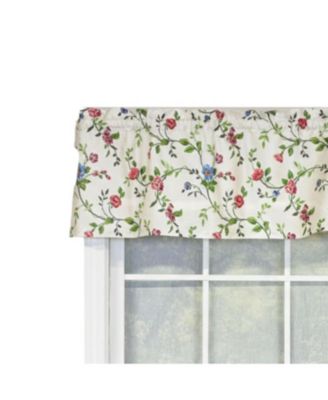 100% Cotton High Quality English Ivy Tailored Window Valance with 1.5" Rod Pocket 50" W X 12" L Spring