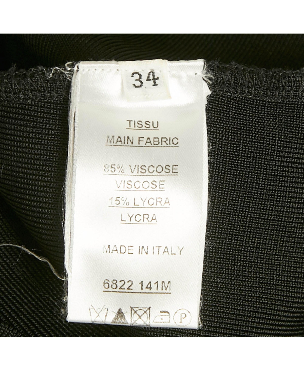 Pre-Owned Balmain Women's Black Rib Knit Mini Bodycon Dress