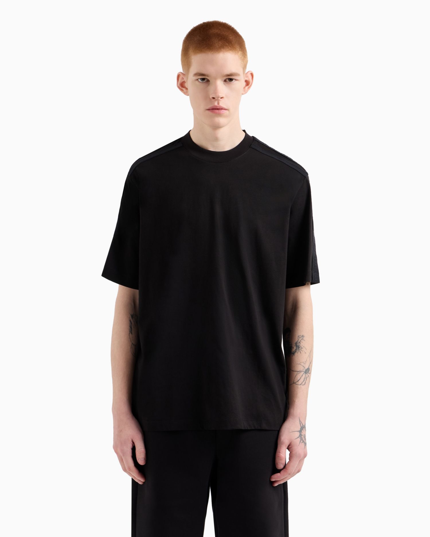 Men's Regular-Fit Logo Tape T-Shirt