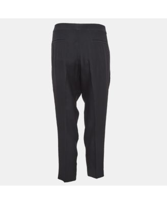 Women's Black Gabardine Trousers