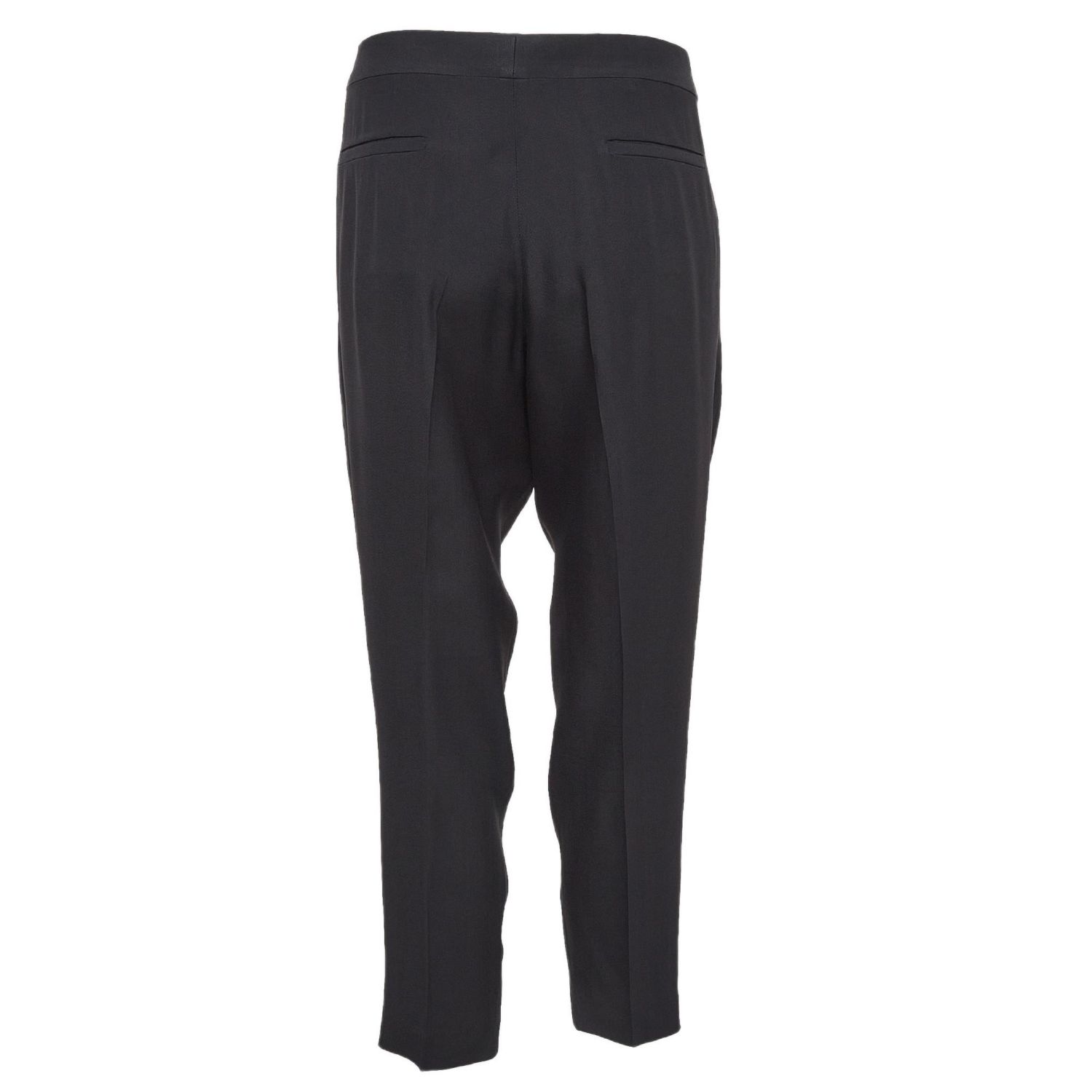 Women's Black Gabardine Trousers