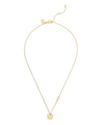 Faux Stone Pav&eacute; Icons Butterfly Pendant Necklace