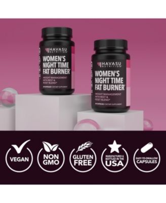 Night Time Fat Burner Capsules for Women, Weight Management for Women, 60ct