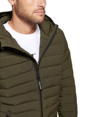 Men's Hooded & Quilted Packable Jacket