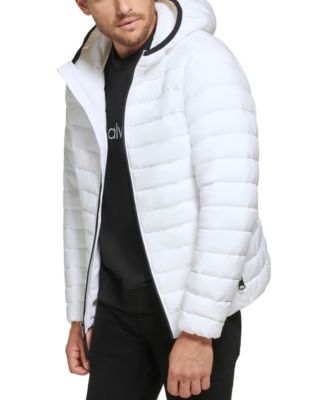 Men's Hooded & Quilted Packable Jacket
