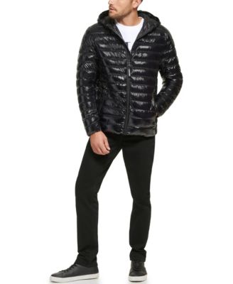 Men's Hooded & Quilted Packable Jacket