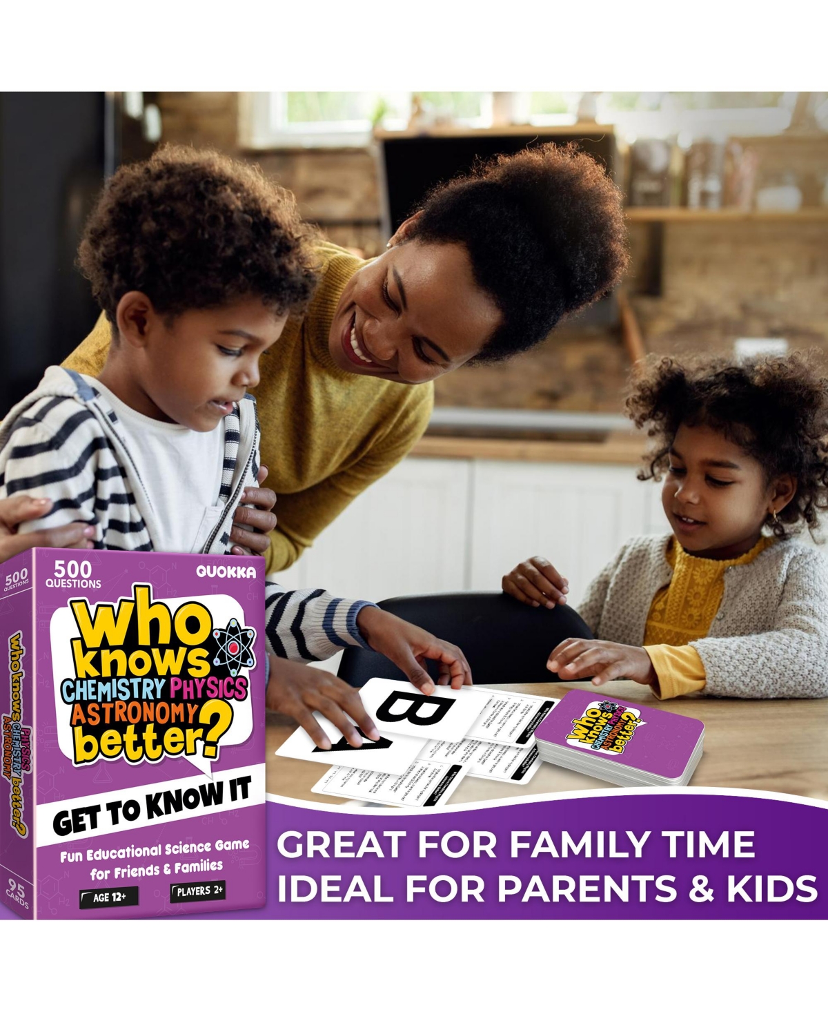 Quokka Educational Card Game for Kids Age 12+ - Who Knows Culture and Literature Better? 500+ Questions