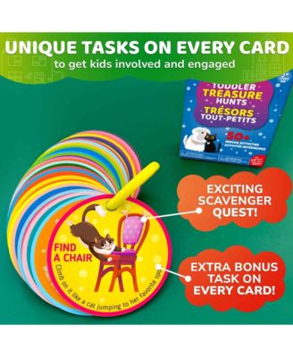 Scavenger Hunt Game for Toddlers 3-5 – 50 Toddler Activities Indoor Cards Game Set