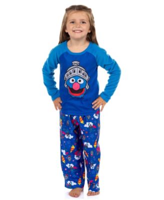 Toddler Boys Super Grover Character 2PC Long-Sleeve Sleep Shirt Pajama Pant Set Lounge